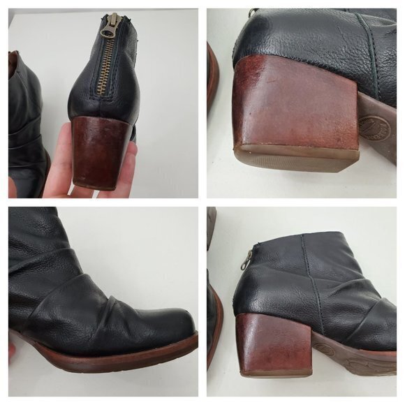 Korkease Booties 7 M Kissel Boot Leather Black Bro - Picture 6 of 8
